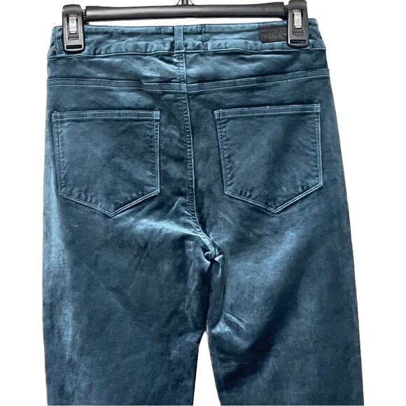 Paige Hoxton Velvet Ankle Peg Jeans In Atlantic Size 25 - Picture 5 of 10